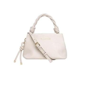 Imagem de Bolsa de Mão Smart Bag Pequena Couro Marfim-Feminino