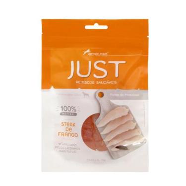 Imagem de Petisco Just - Steak Frango 75g - Para Cães e Gatos - Germanhart