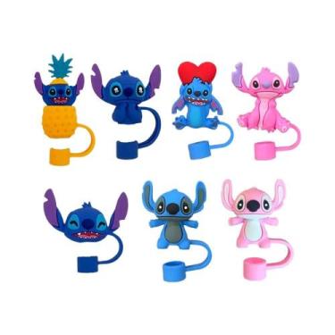 Imagem de Protetor De Silicone 3D Miniso Stitch Para Copos Stanley De 30 E 40 Oz
