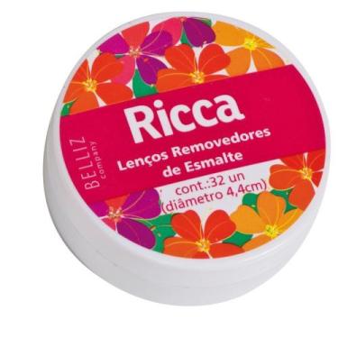 Imagem de Lenço Umedecido Removedor de Esmalte Ricca 32 Unidades - Ref.: 3705