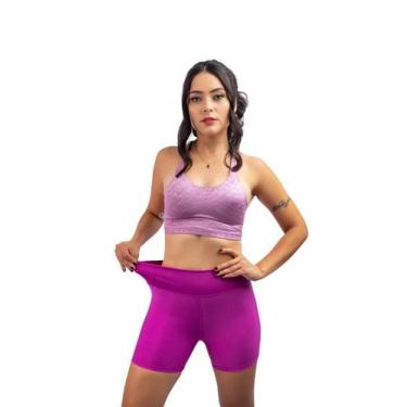 Imagem de Short Meia Coxa em Poliamida Spandex PINA, GG, Lilás