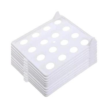 Imagem de Organizador De Camisetas Empilhável 20PCS, Placa De Armazenamento De C