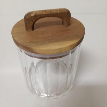 Imagem de POTE PORTA MATIMENTOS HOME&CO COM TAMPA MADEIRA BOROSSILICATO 550ml 14