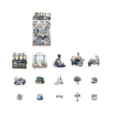 Imagem de Adesivos Decorativos Para Leitura Em Casa Para Meninas, Pacote Com 30 