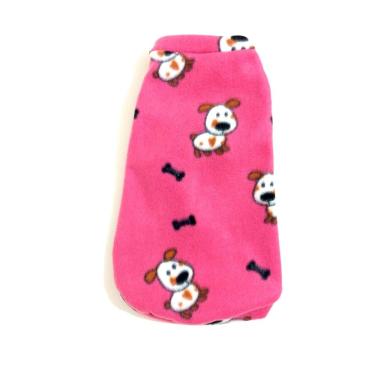 Imagem de Roupa Capa Soft Para Cachorro Rosa Com Dog Tamanho M