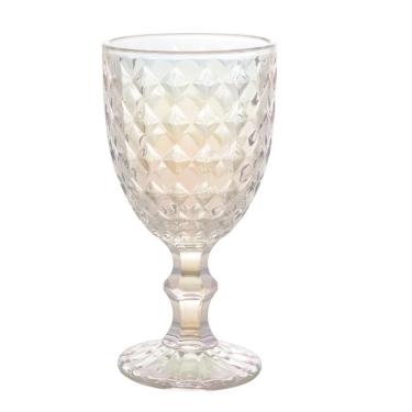 Imagem de Taça De Vidro Furta Cor Roman Rainbow Para água Transparente 345ml Wolff