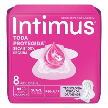 Imagem de Absorvente Intimus Tripla Proteção Suave com Abas 8 Unidades