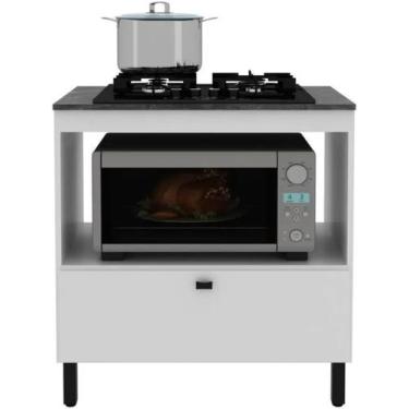 Imagem de Balcão de Cozinha BL3315 para Cooktop 4 Bocas 75cm com 1 Porta Bascula