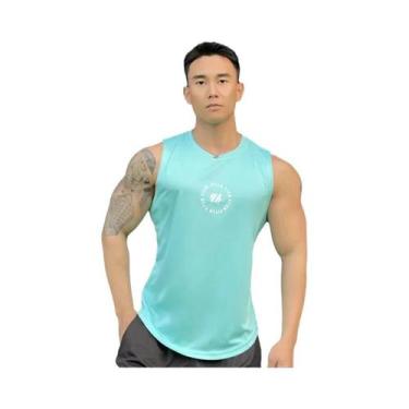 Imagem de Camiseta Sem Mangas Masculina Para Fitness E Esportes, Camiseta De Mal