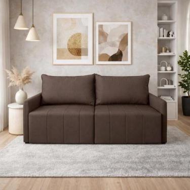 Imagem de Sofá Cama Montana Retrátil e Reclinável 3 lugares 2,50m em Linho Sofat