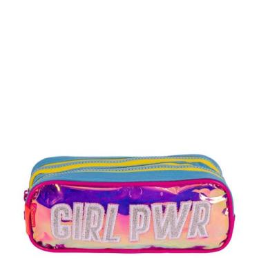 Imagem de Estojo 2 Compartimentos Sestini Neon - Colorido, Colorido