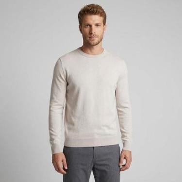Imagem de Suéter Tricot John John Smooth Areia Masculino-Masculino