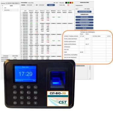 Imagem de Relógio Ponto Biométrico com Programa de Gerenciamento Sem Mensalidade