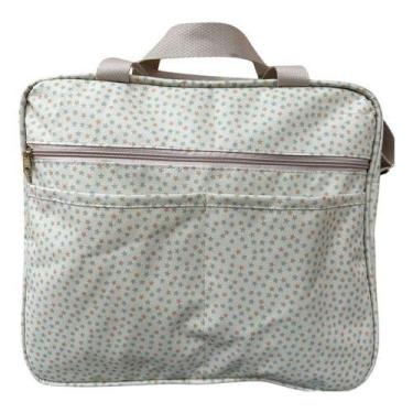 Imagem de Bolsa Maternidade Estampada Com Bolso Fenda Mamãe Bebê - - Bolsaria Al