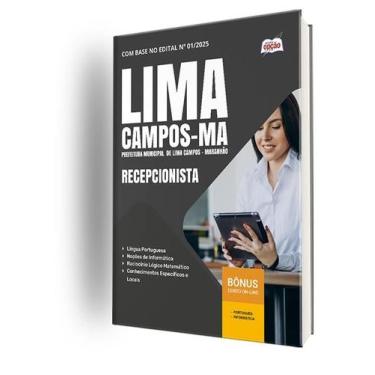 Imagem de Apostila Prefeitura de Lima Campos-MA - Recepcionista - Apostilas Opçã