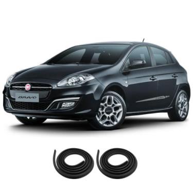 Imagem de Kit Borracha Vedação 2 Portas Traseira Bravo - SEM MARCA