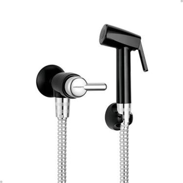 Imagem de Ducha Higiênica Flex Preto C/cromado 1984 F31 Lorenzetti Top - Congrat