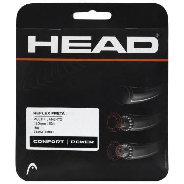 Imagem de Corda Head Squash Reflex 18L 1.20mm Preta Set Individual-Unissex