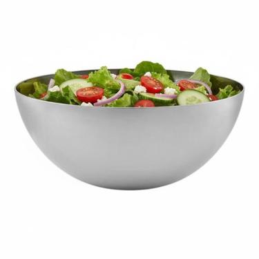 Imagem de Saladeira Tigela Bowl Aço Inox 28cm 5 Litros Cozinha Servir - Kadê
