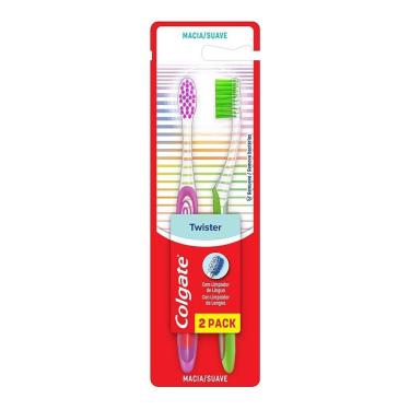 Imagem de Escova Dental Colgate Twister Macia Leve 2 Pague 1 Preço Especial