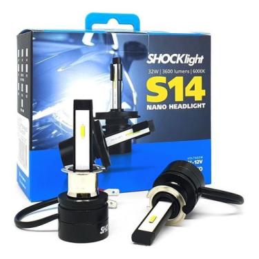 Imagem de Lâmpada Super Led Mini Shocklight 32w S14 Nano H3 6000k