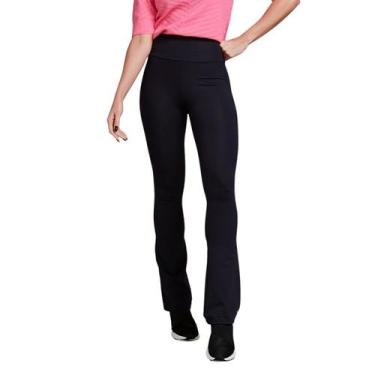 Imagem de Calça Flare Feminina Trifil Esportiva Cintura Alta Sem Costura Lateral