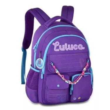 Imagem de Mochila De Costas Luluca Meninas Pandinha Juvenil Escolar - Clio Style