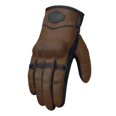 Imagem de Luva X11 Route 2 Retro Custom Couro Com Protetor, P