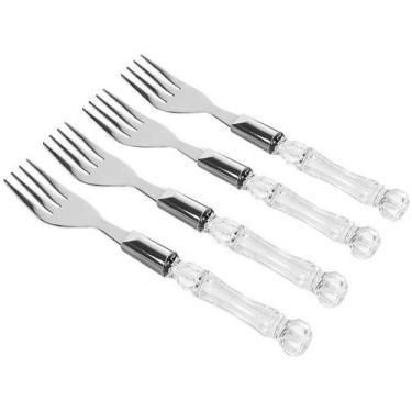 Imagem de Conjunto De Garfos Para Sobremesa 4 Peças Tasty Cristal Brinox