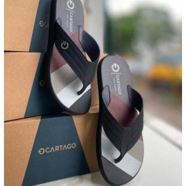 Imagem de Chinelo Cartago Masculino Montreal Casual Macio Conforto Original, Pre