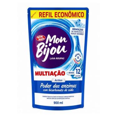 Imagem de Sabão Lava Roupas Líquido Mon Bijou Multiação Action 900ml