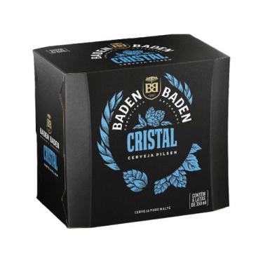 Imagem de Cerveja Baden Baden Cristal Lata 350 ml Pack com 6 Unidades