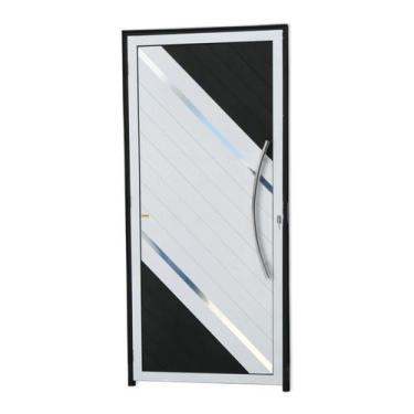Imagem de Porta Lambril Duna com Puxador Super 25 210cm x 100cm Brimak Abertura 