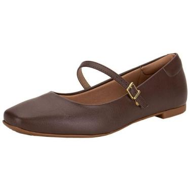 Imagem de Sapatilha feminina flat beira rio 4267211, Chocolate, 35