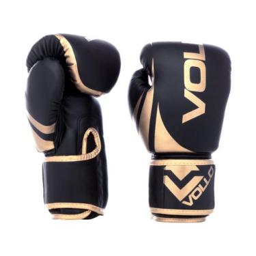 Imagem de Luva De Boxe E Muay Thai Training 12oz Vollo - Vollo Sports, Preto e D