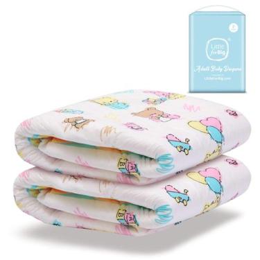Imagem de Fralda Geriátrica Littleforbig G 91-122 cm Pacote com 2