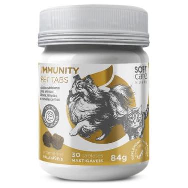 Imagem de Suplemento Alimentar Soft Care Immunity Pet Tabs 30 tabletes