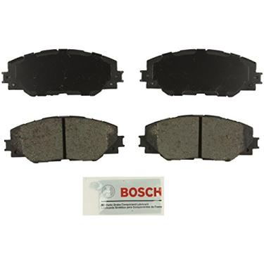 Imagem de BOSCH BE1211 Conjunto de pastilhas de freio a disco de cerâmica azul - compatível com Pontiac Vibe; Scion iM, tC; Toyota Corolla iM, Matrix, Mirai, RAV4; FRENTE