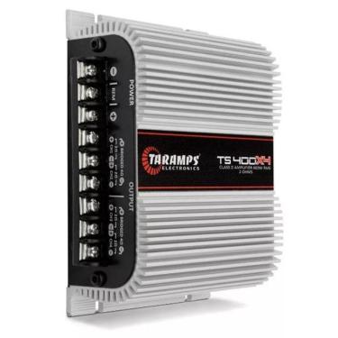 Imagem de Módulo De Potência Ts400 Taramps 4x100w Rms 2 Ohms Ts 400
