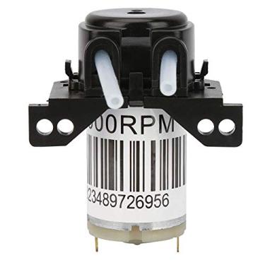 Imagem de Bomba peristáltica, bomba de dosagem DC 6V DIY bomba peristáltica de líquido miniatura silenciosa bomba peristáltica auto-escorvente (sem plugue - 6V ângulo reto)
