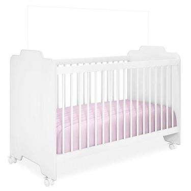 Imagem de Berço Nacional Ternura Peternella Branco Brilho