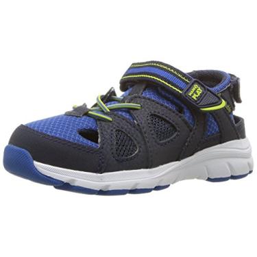 Imagem de Tênis infantil Stride Rite Made 2 Play Ryder, Navy/Royal/Lime, 3 Wide Little Kid