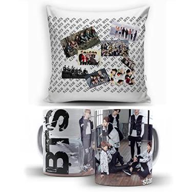 Imagem de LEAR Kit de Almofada e Caneca BTS Mosaico