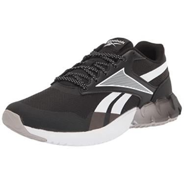 Imagem de Reebok Tênis de corrida feminino Ztaur, Preto/Branco/Cinza Frio, 39