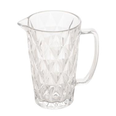 Imagem de Jarra de Vidro Diamond Transparente 1 Litro Lyor