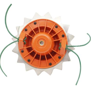 Imagem de BGTOOL Cabeça de aparador de ervas daninhas linha dupla universal ajuste para eixo reto Stihl Honda Shidawa Husqvarna M10x1,25