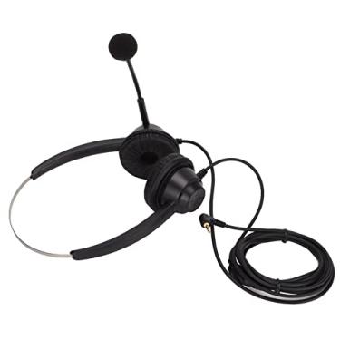 Imagem de Fones de ouvido Plug and Play Fones de ouvido flexíveis com alça unidirecional de 2,5 mm para o telefone