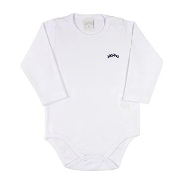 Imagem de Body Bebê Suedine Básico - Branco RN