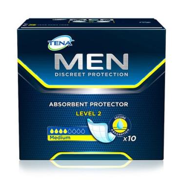 Imagem de Absorvente Masculino Tena for Men Level 2 10 unidades TENA