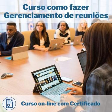 Imagem de Curso Online em videoaula de como fazer Gerenciamento de reuniões com Certificado + 2 brindes
